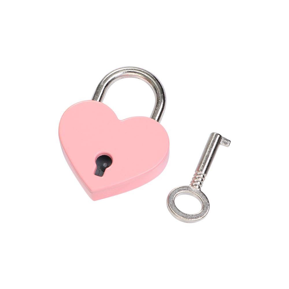 Diary Book Cute Zinc Alloy with Key Travel Wedding Padlock Love Heart Lock Hardware Locks