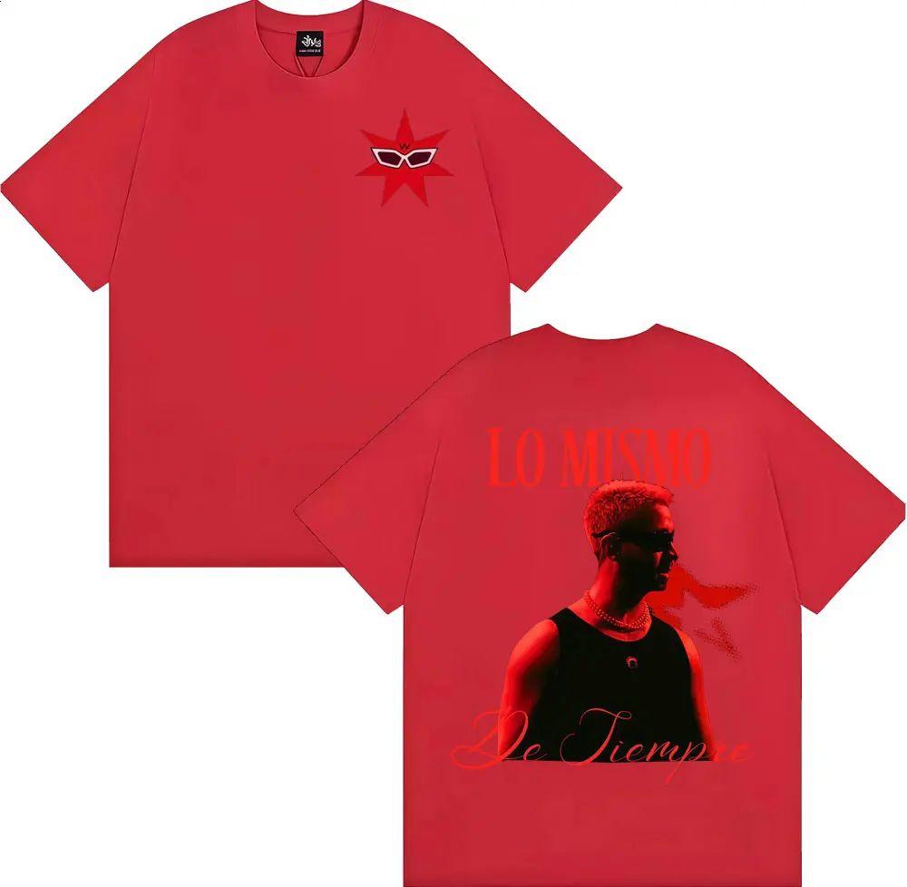 Fashion Retro Short Sleeve Mora Lo Mismo De Siempre 2025 Album Merch T Shirts Men Women T-shirt Cotton Comfort Oversized T Shirt