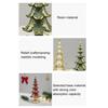 Christmas Tree Tree Figurine Xmas Ornament Resin Snowy Tabletop Decor Elegant Holiday Centerpiece for for Home Living Room Bookshelf