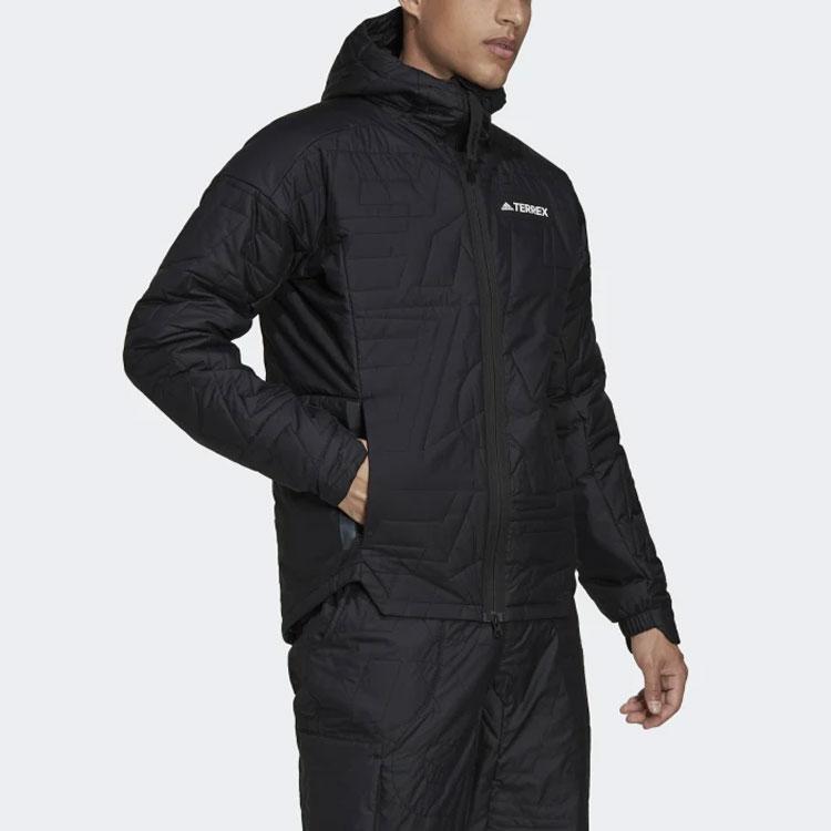 Adidas Outdoor Long Sleeve Cotton Jacket Men Jacket Black GQ3698