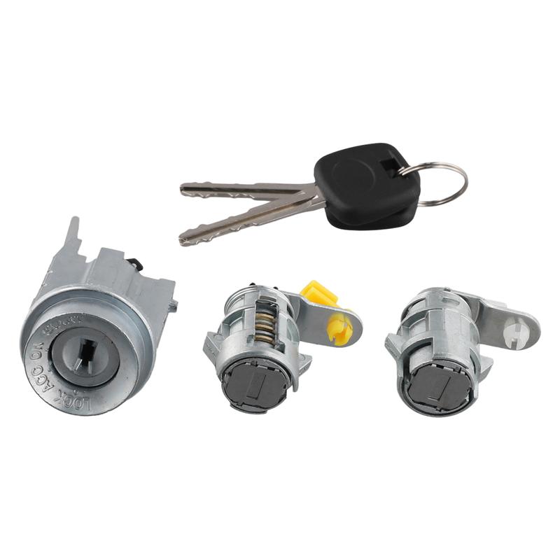 Car Front Left Right Door Lock Cylinder Ignition Switch Lock Cylinder With Keys 69052-35150 For Toyota 4Runner 1998-2002 как