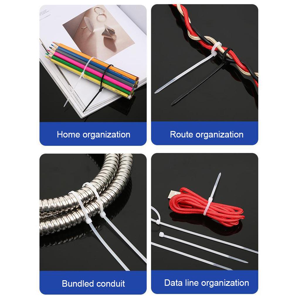 Breite Anwendung Selbstsichernde Kabelbinder Für Vielseitige Nylon-Kabelbinder Alterungsbeständig