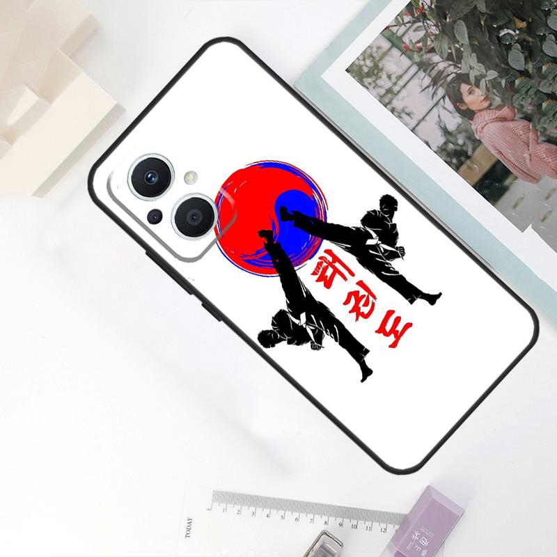 Kungfu Taekwondo Case For OPPO Reno 10 Pro 11 F 8T 4Z 5Z 4 5 6 7 8 Lite OPPO Find X5 X6 Pro X2 X3 Lite Cover