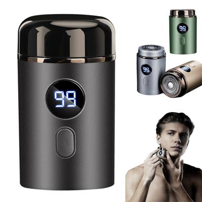 Mini Elektrorasierer LCD-Display USB Wiederaufladbar Wasserdicht Nass Trocken Reise Rasierer