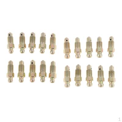 20 Stuks Auto Voor- en Achterrem Ontluchtingsschroeven Bestendig 26mm+25mm