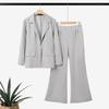ZANZEA Women Long Sleeve Cardigan Blazer and Pants Casual Two Piece Suit Sets