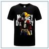 2026 New One Piece Men and Women's Oversized T-shirt Anime Cartoon Tee Pure Cotton Comfortable Short Sleeves Parent-child Outfit