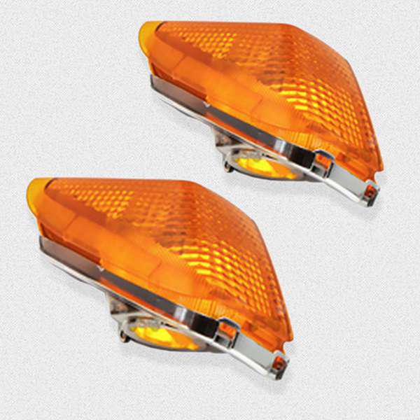 Front Turn Signal Covers for 90-92 Kawasaki ZZR400 Motorcycle