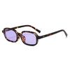1pcs Women Small Frame Rectangle Sun Glasses Vintage Colorful Mirrored UV400 Retro Sunglasses for Travel
