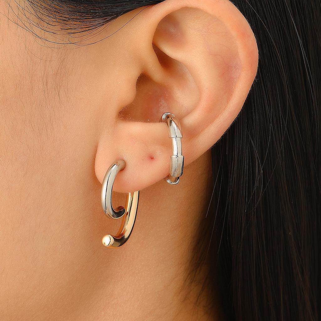 2026 Paper Clip Stud Earrings – Trendy Niche Design Unisex Jewelry
