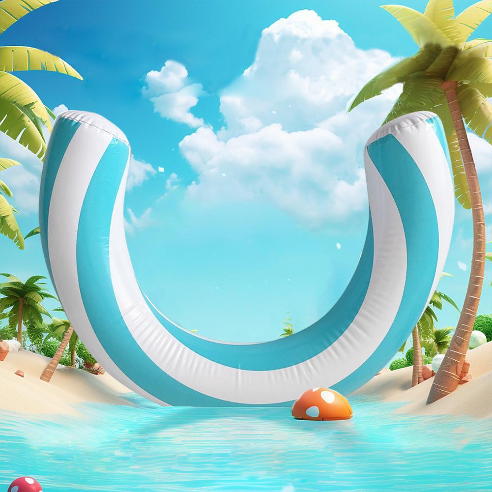 Inflatable Buoyancy Stick High Buoyancy Curved Swimming Noodle Portable Entertainment Lounger for Pool Beach