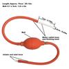 74cm Vaginal Anal Cleaning Silicone Anal Douche Soft Elastic Enema Cleaner Coffee