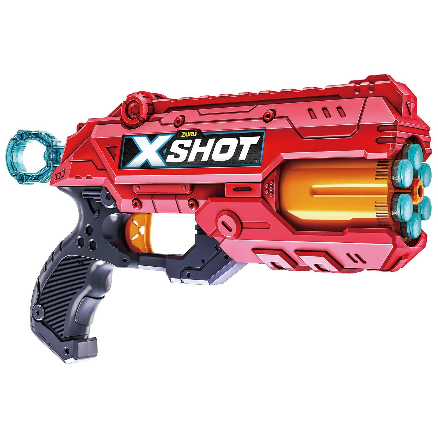 X-SHOT Cool Striker Red Reflex Revolver 6