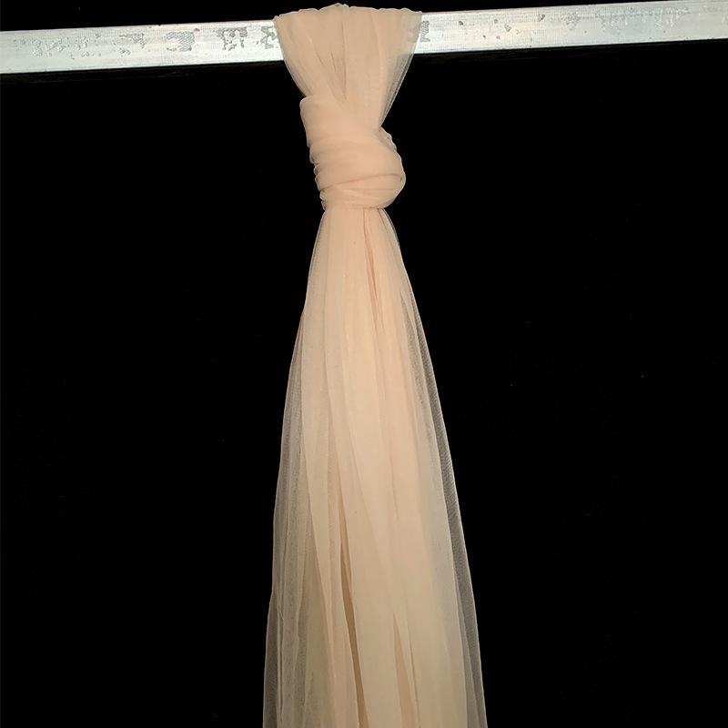 High-Density Swiss Gauze Wedding Decoration: Chair Backs, Curtains, Ceiling & Table Decor