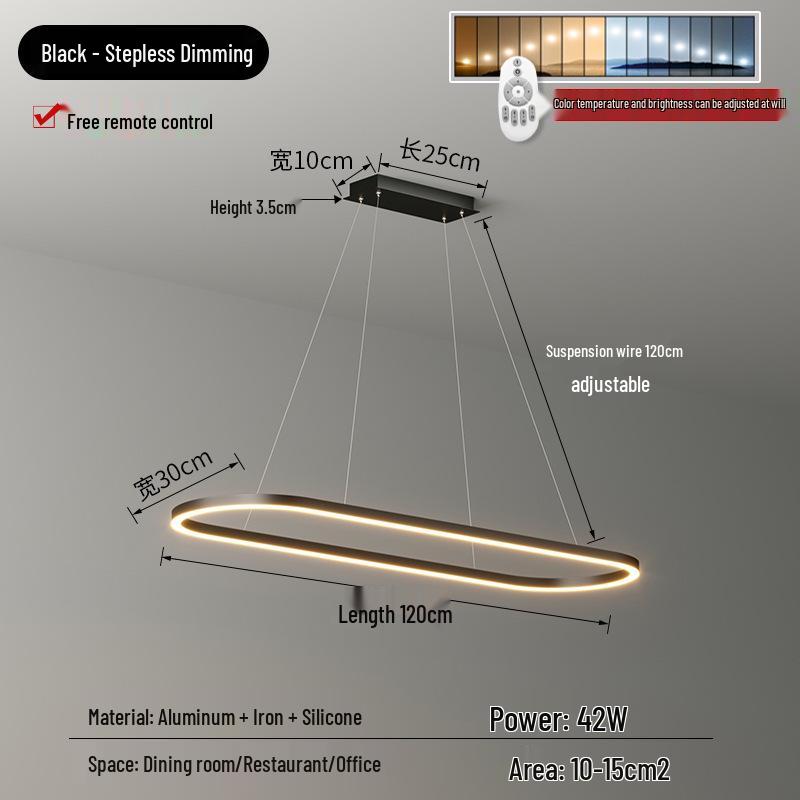 Nordic Modern Minimalist Chandelier for Dining and Reception Rooms