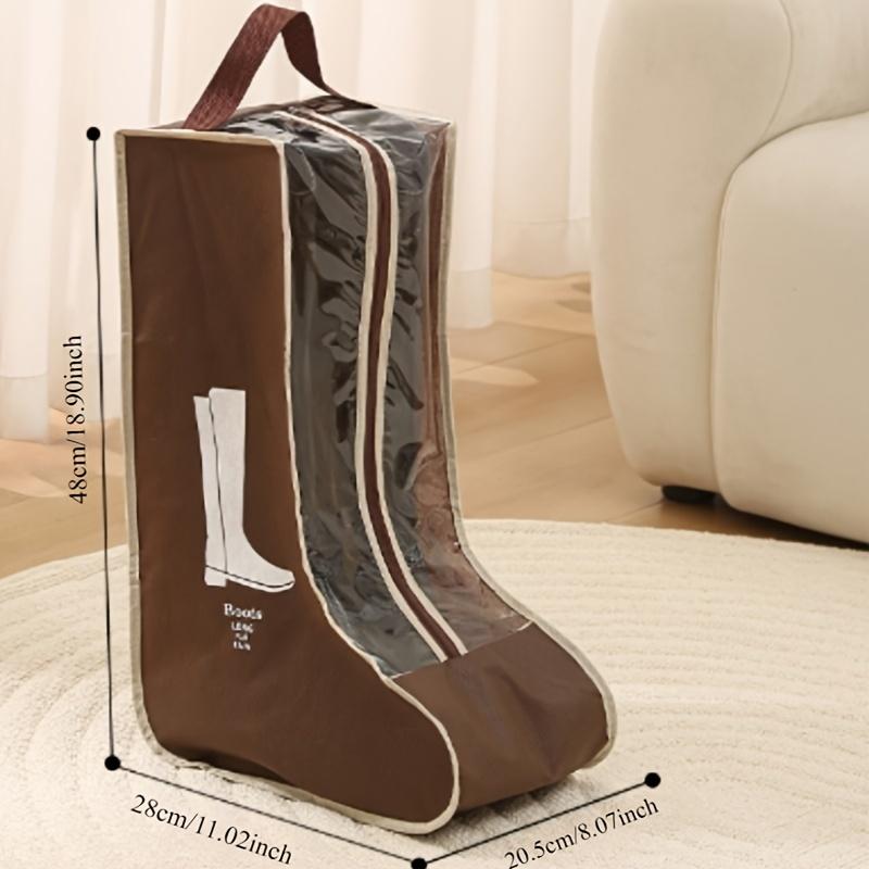 5pcs Non Woven Dust-proof and Moisture-proof Boots with Handles - Suitable for Flat and High Boots - Travel Shoe Storage Bag