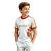 Boys Retro Soccer T-Shirt Vintage Football Tee for Kids Everyday Wear