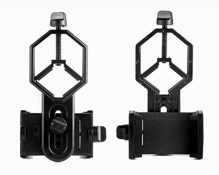 Neutral Monocular and Binocular Astronomical Telescope Phone Holder Metal Cellphone Holder Can Take Photos with Mobile Phone