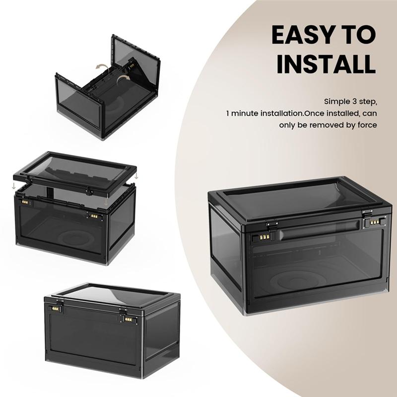 ABWR-Large Lock Boxes For Personal Items, Medicine Lock Box With Code15.3X11x8.6In Combination Lockable Storage Box