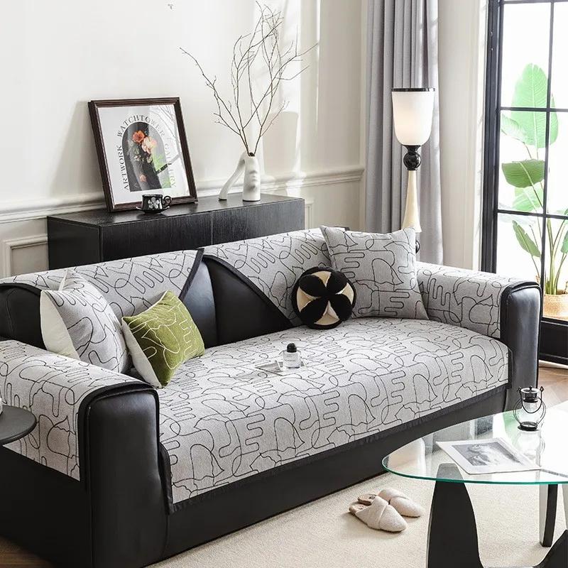 1 funda para sofá seccional en forma de L, antideslizante, lavable, para todas las estaciones, protector genérico.