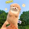 New Cartoon Cute Simulation Otter Plush Doll Keychain Pendant Children's Birthday Gift Super Soft Plush Stuffed Toys Bag Pendant