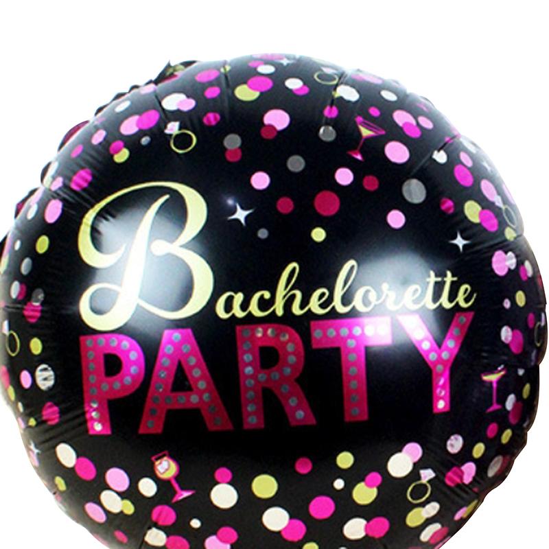 Rozlučka se svobodou Hliníkové fóliové balónky Párty Banket Balónky z hliníkové fólie s černým diamantovým prstenem