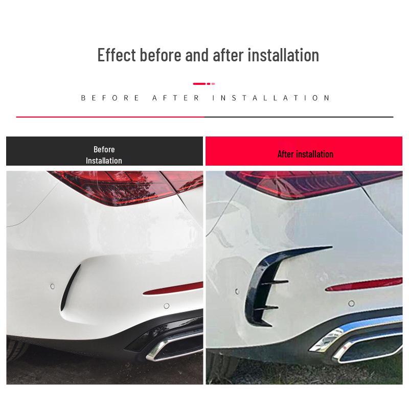Mercedes W206 C-Class 22+ Sport Clip-On Rear Bumper Air Deflector