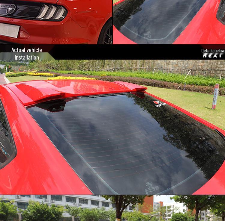 Punch-Free Rear Wing Spoiler for 15-23 Mustang Roof - Modified Car Body Kit