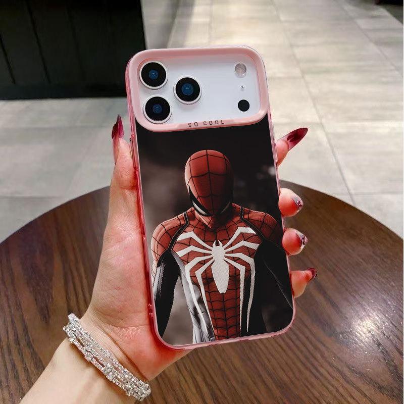 Spider-Man Fashion Phone Case for iPhone 13/14/16pro/15pro/17 and Apple 16promax