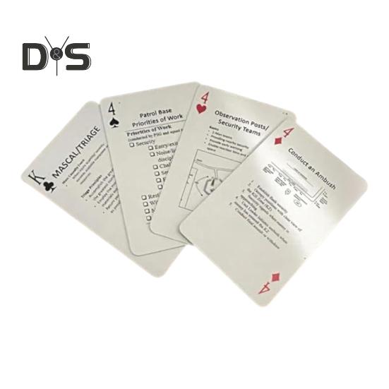1 Set Tactics Knowledge Learning Poker Cards Tactics Skill Development Game Card Essential Tactics Strategies Poker Card Deck Veterans Strategy