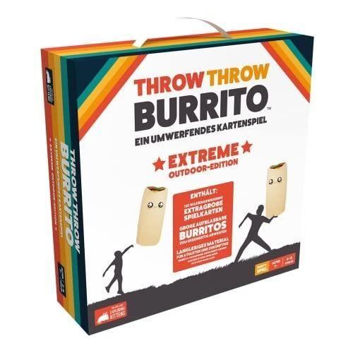 Jeu de cartes - EXPLODING KITTENS - THROW THROW BURRITO EXTREME OUTDOOR EDITION - Extérieur - Mixte