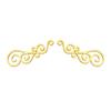 Minimalist Fashion Cut Vine Design Women's Versatile Stud Earrings