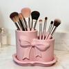 Bow Pen Holder 3D Printed Cute Bow Shaped Pencil Cup Desktop Makeup Brush Organizer for School Home Office Desk Decor