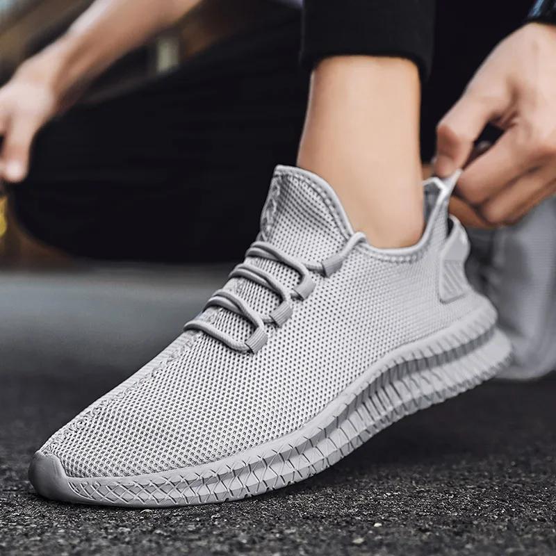 YRZL Men's Shoes Comfortable Running Shoes Male Breathable Non Slip Sneakers Men Non Slip Comfort Sports Shoes for Man