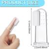 1-20pcs Silicone Soft Pet Finger Cuff Toothbrushes Dog Brush Bad Breath Tartar Teeth Care Tool Cat Cleaning Scrub Silicagel Pet Supplies
