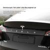 Auto Logo Aufkleber Kofferraum Aufkleber Dekoration Zubehör Für Tesla Model-Y Model-3 Model-X Model-S Cybertruck Roadster SpaceX