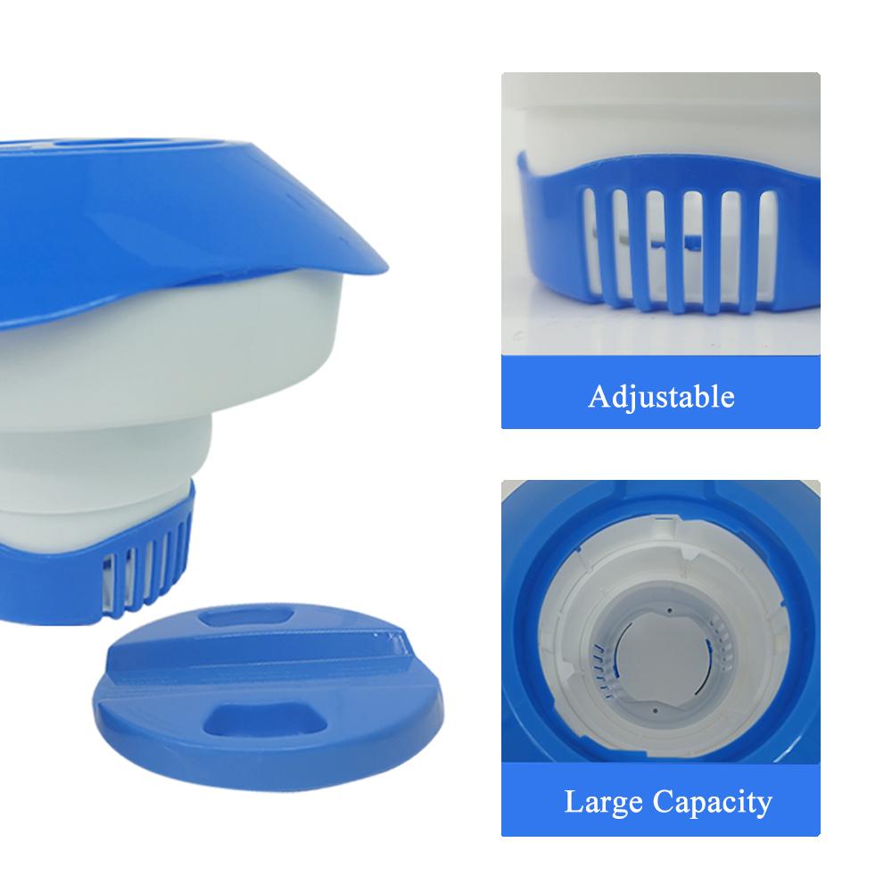 8" PP Pool Collapsible Chlorine Floater For Indoor & Outdoor Swimming Pool