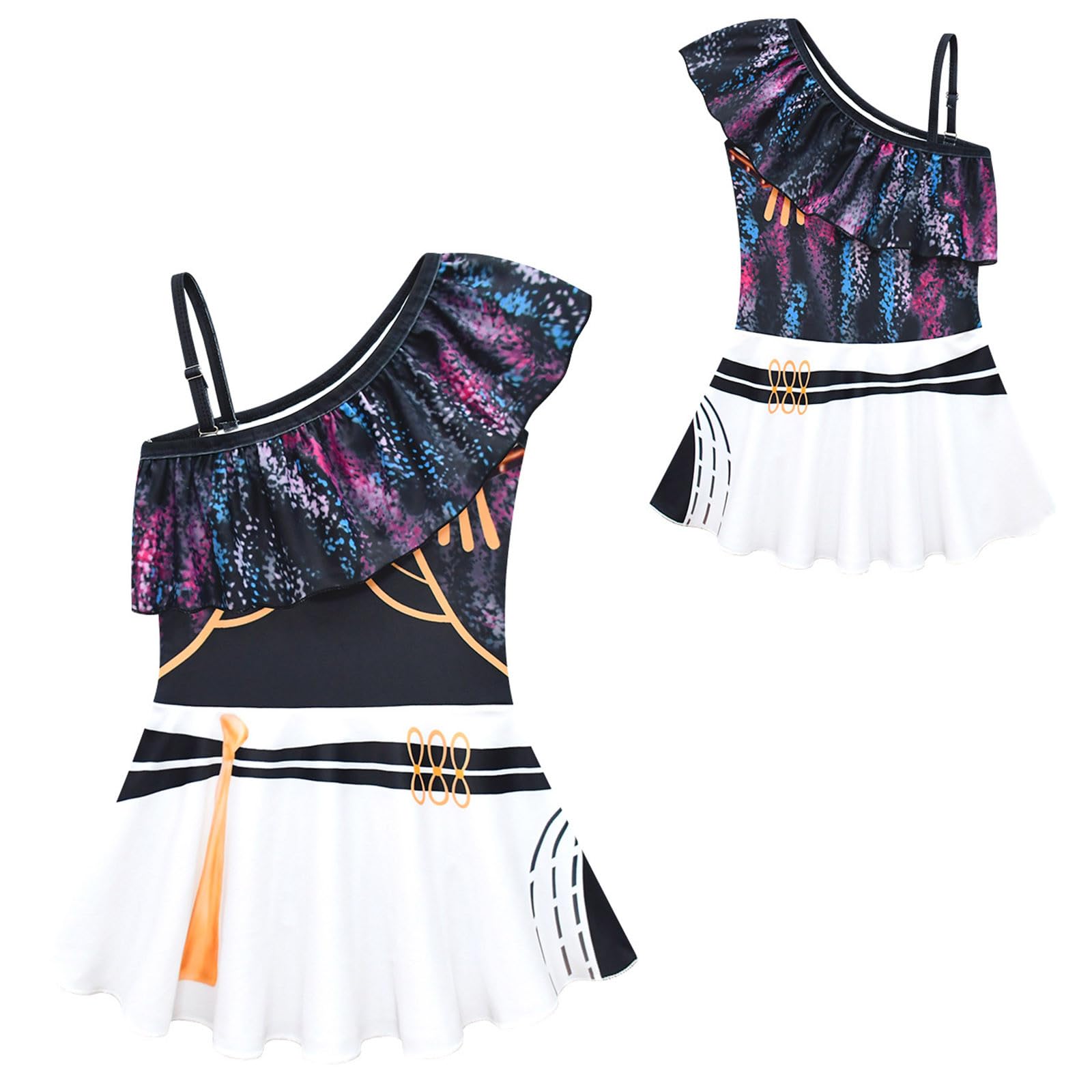 Children s Fashionable Casual One-piece Swimming Suit 160 синий