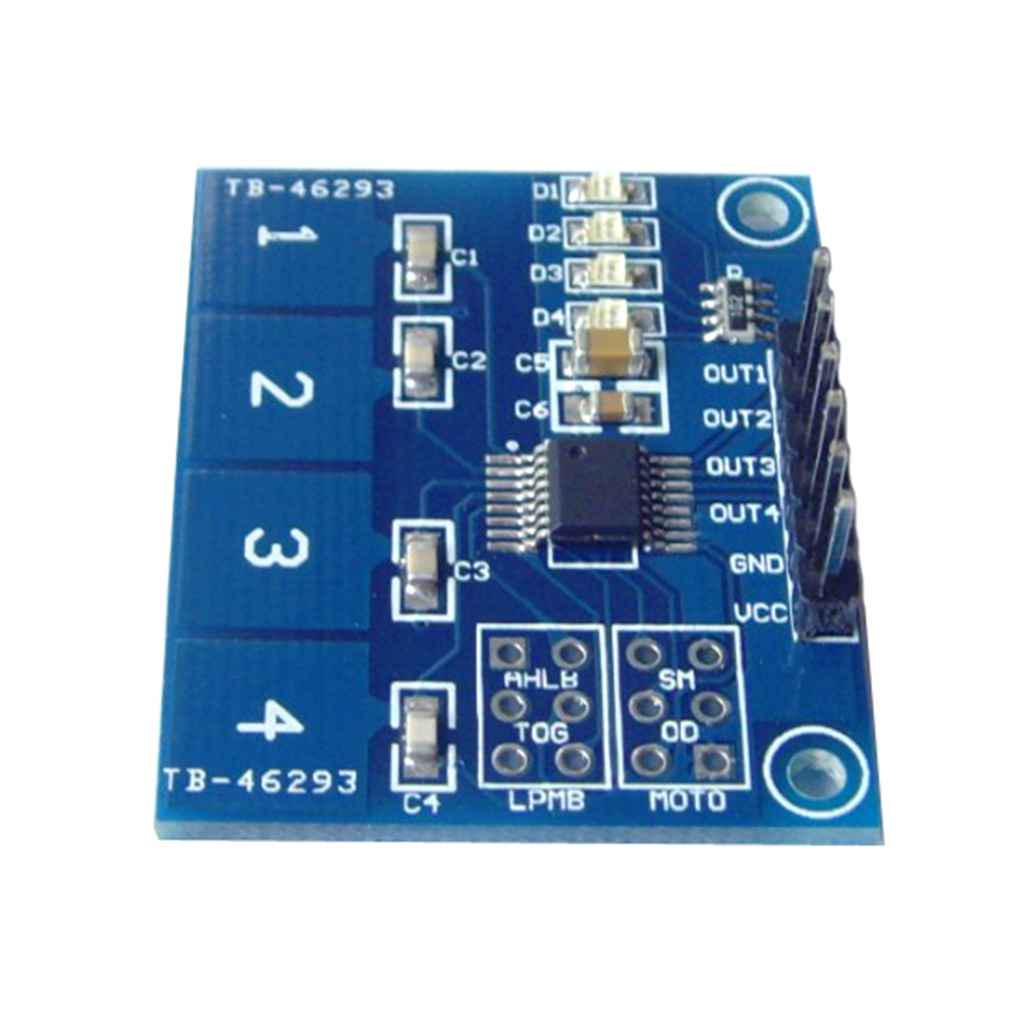 4 Keys Buttons Touch Module Touch Capacitance Digital Transducer Board ...