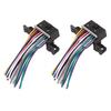 2PCS Diagnostic OBD2 16 PIN Female Connector Harness Car 16 PIN Female Plug Universally Fit for