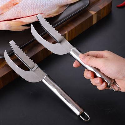Cuchillo a escala de pescado, cortador de filtrado de pescado y mariscos, cuchillos escaladores, pelador de limpieza, abridor de latas, herramientas de cocina