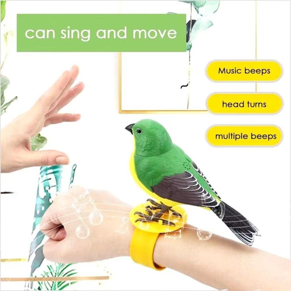 Motion Sound Control Electric Singing Bird Artificial Bird Robot Birds  Kids Toy