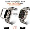 Kompatibelt Ultra Metallskal för Apple Watch Series 9 (44/45mm)