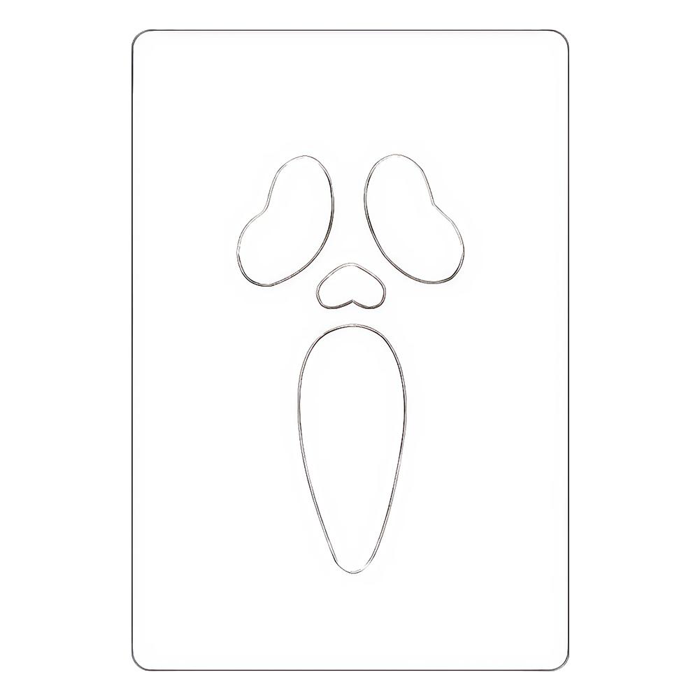 Halloween Pumpkin Ghost Bats Face Embossing Die Cuts Stencils Carving Stencils for DIY Pumpkin Carving Wood Walls Art Decor