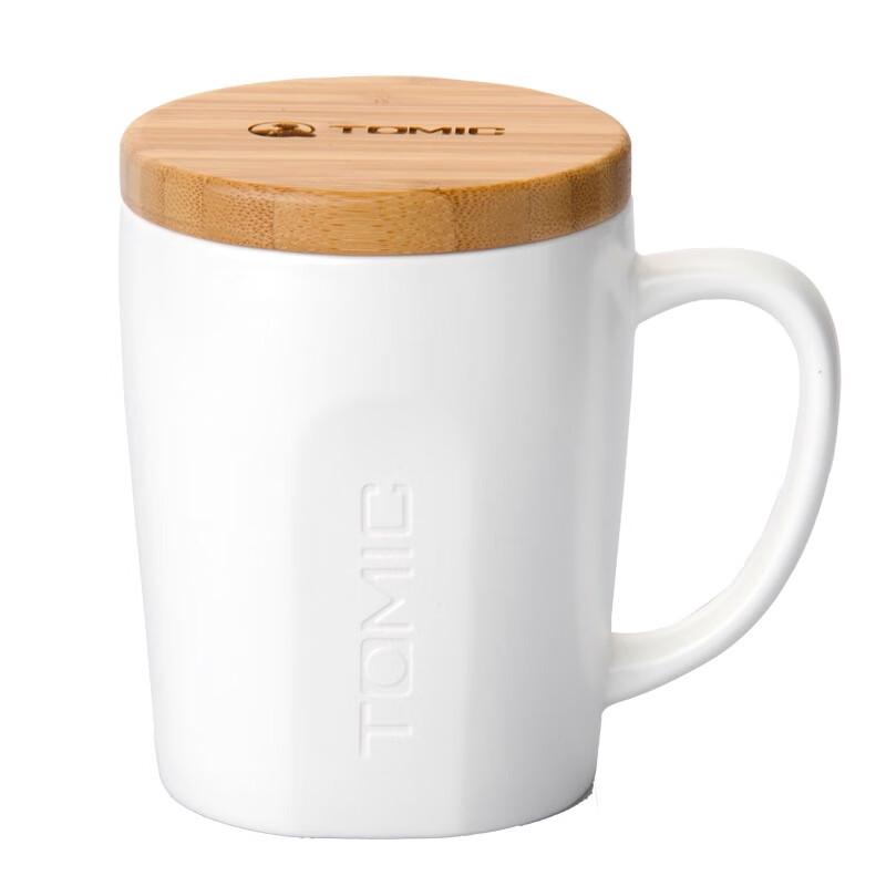 TOMIC Large Ceramic Mug with Lid