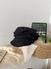 Export, Literature and Art, Yamamoto Style, Cotton and Linen, Breathable Folds, Showing the Face, Small Newsboy Hat, Female Flat-top Equestrian Hat, S