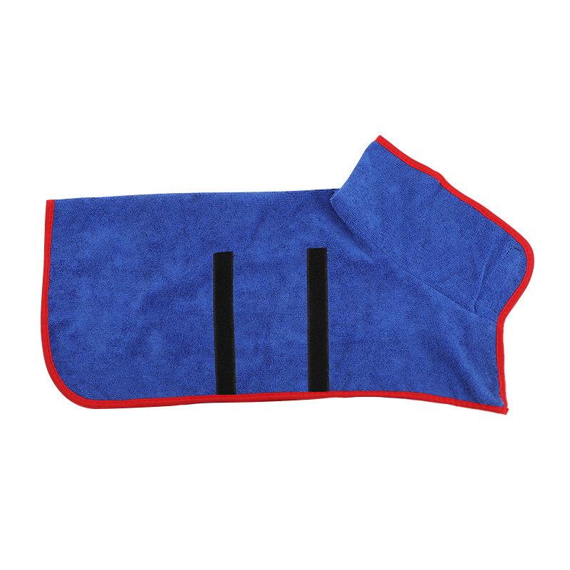 Dog bath towel pet absorbent quick-drying bathrobe cat microfiber bath towel bathrobe pet supplies