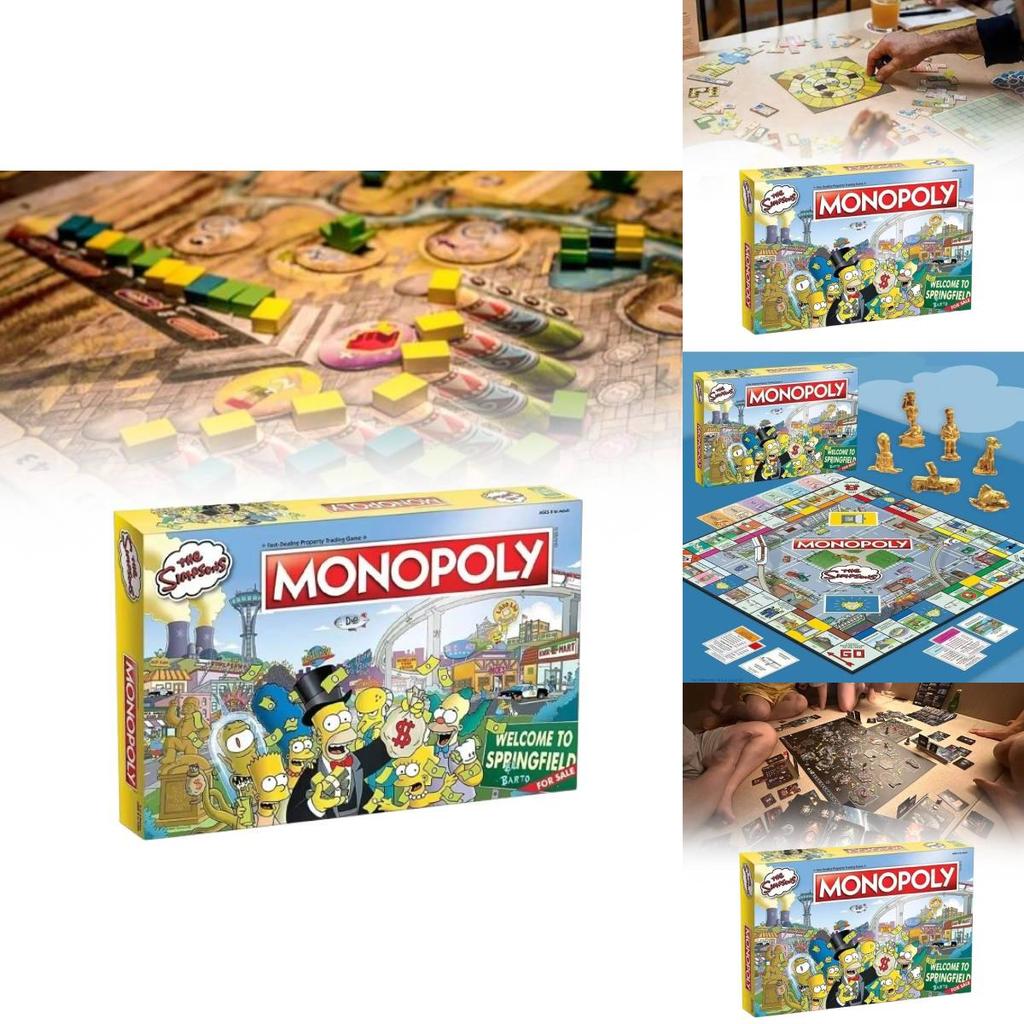 The Simpsons Monopoly Collector's Edition Board Game Fun Family Game Night Experience