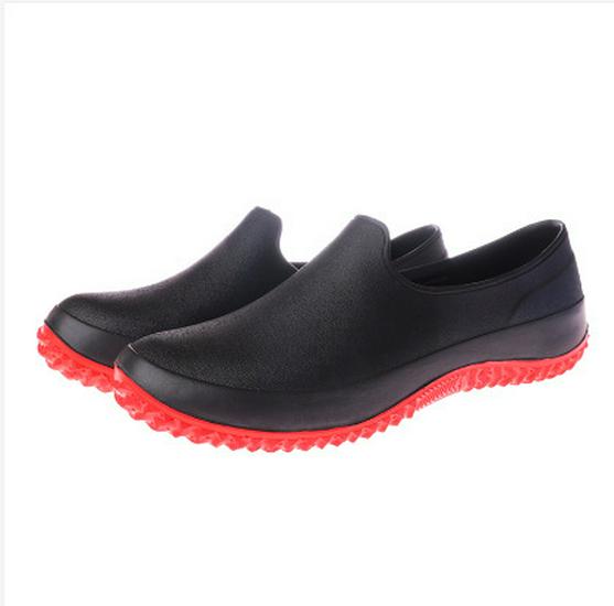 Men's Large Waterproof Non-Slip Rubber Shoes for Kitchen, Work & Rain
