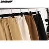 DIMANAF Plus Size Winter Women Long Pants Elastic Waist Loose Casual Wide Leg Pants Thick Cotton Wool Trousers Pants
